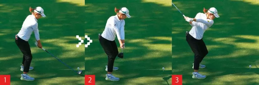 渋野日向子スイング