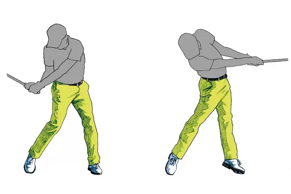 ジャスティン・トーマス スイングイラスト