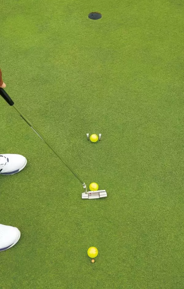パッティング練習