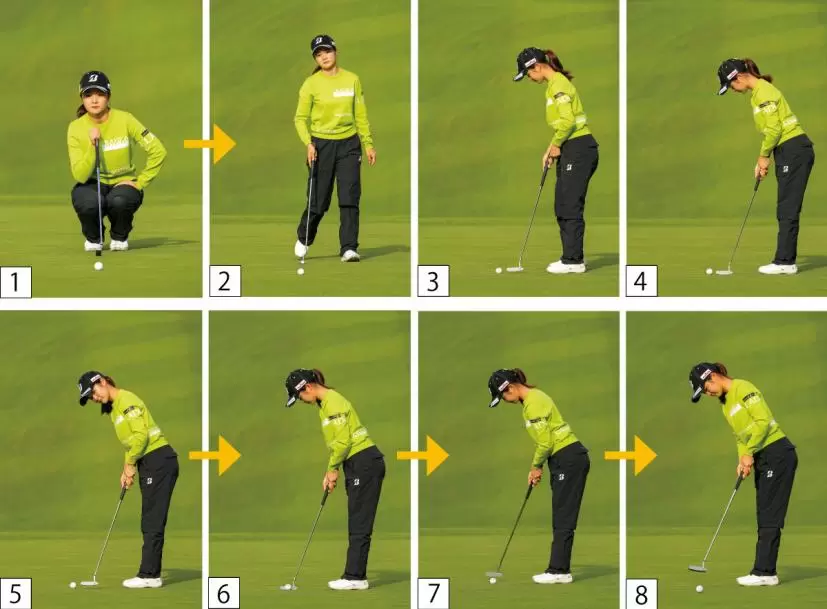 川﨑春花のパッティング