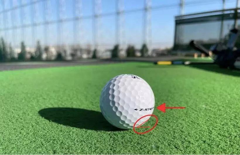 ゴルフボール,赤道部分