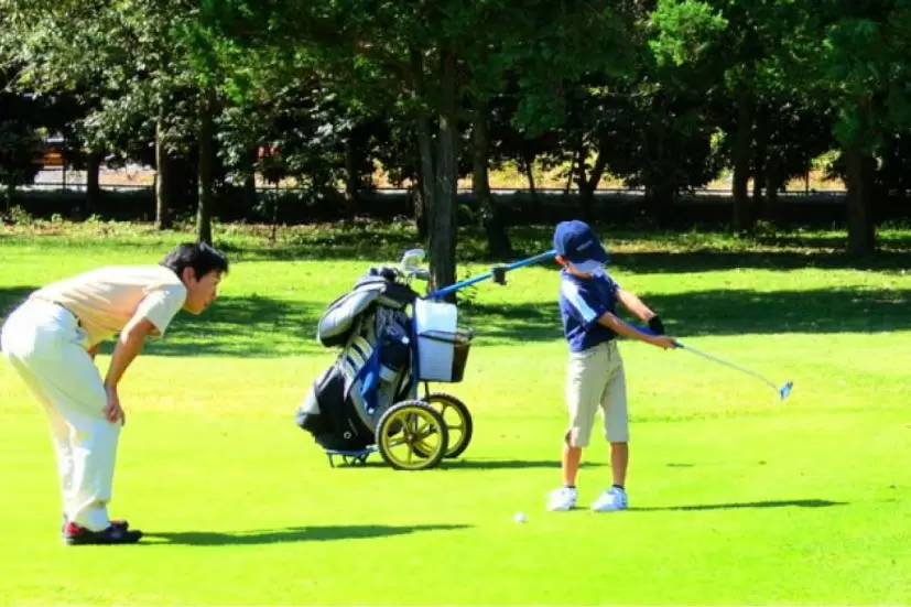 ゴルフ場,手引きカート