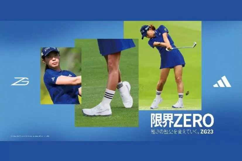 アディダスの最新ゴルフシューズ「ZG23」が 新進気鋭のプロゴルファーのプレイを支える。