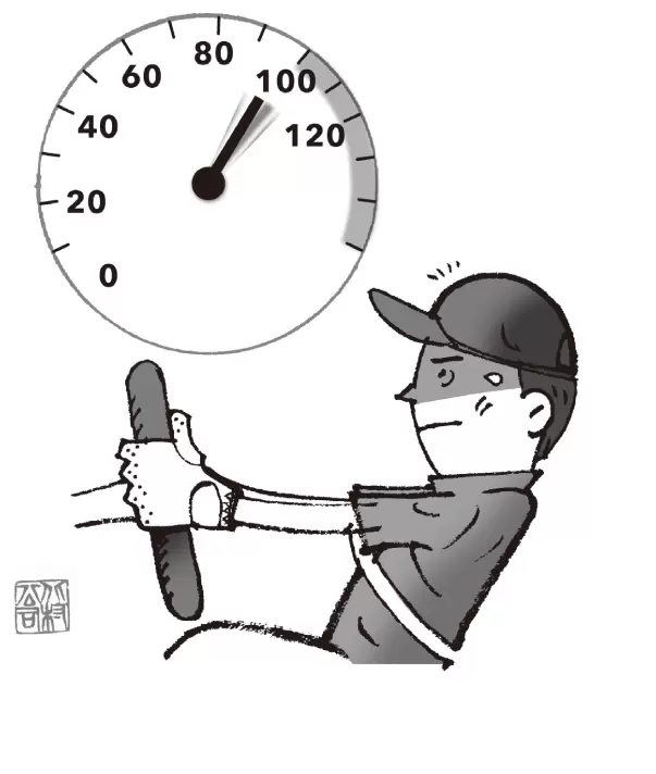 スコアの大崩れはメンタルの実力が未熟な証拠　イラスト