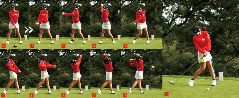 川﨑春花スイング