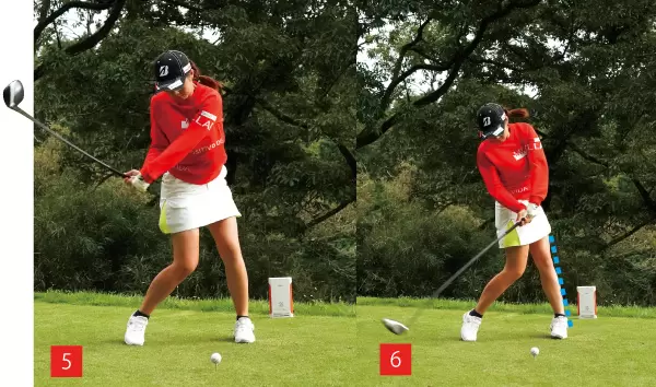 川﨑春花スイング