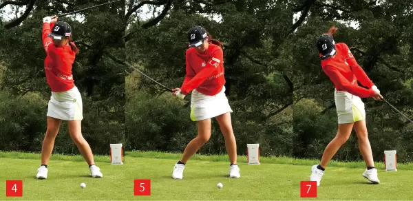 川﨑春花スイング