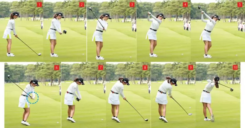 川﨑春花スイング