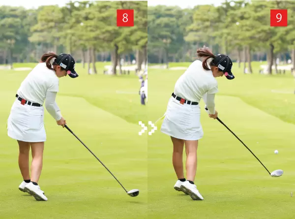 川﨑春花スイング