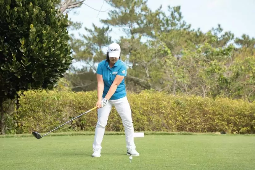 イミニョンのドライバースイング