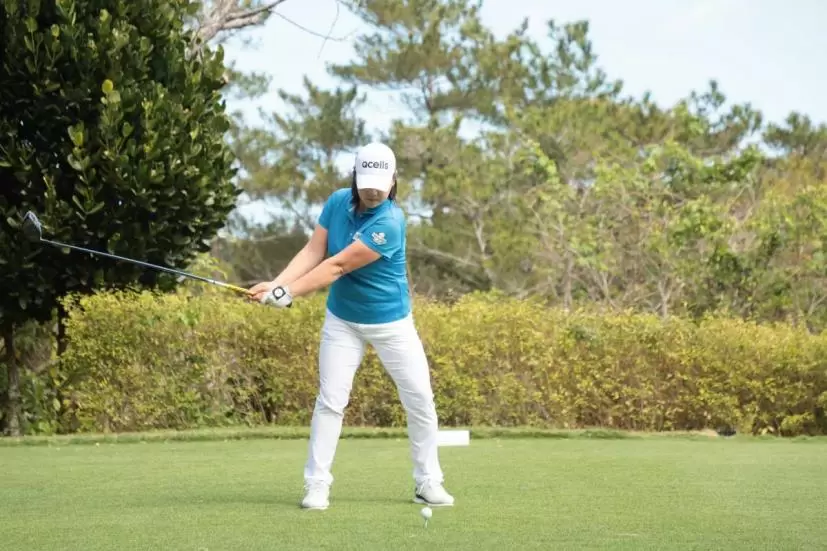 イミニョンのドライバースイング