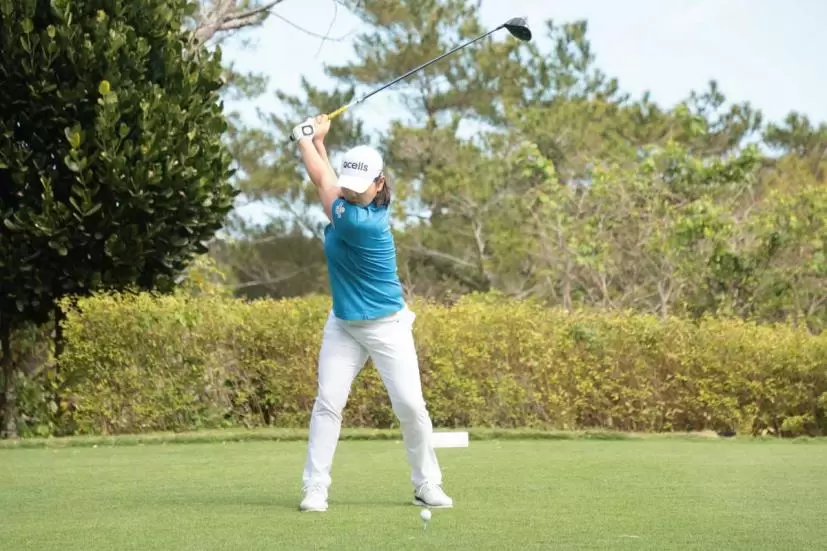 イミニョンのドライバースイング