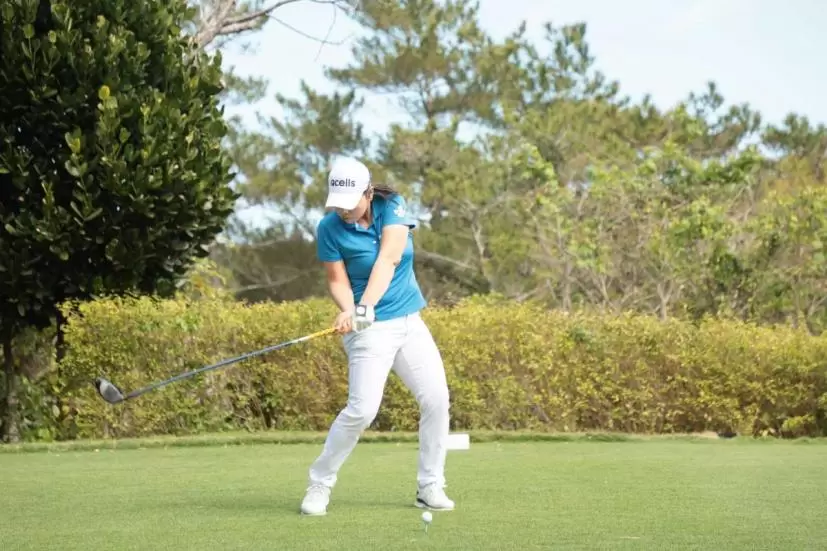 イミニョンのドライバースイング