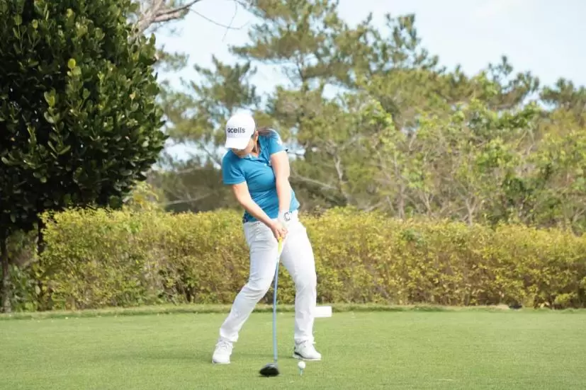 イミニョンのドライバースイング