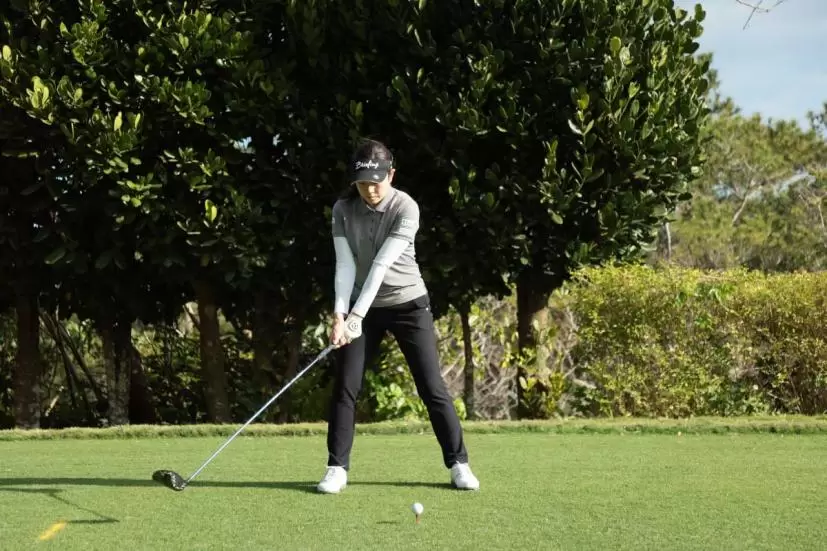 仲宗根澄香のドライバースイング