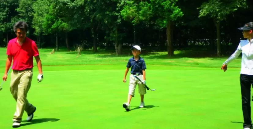 ゴルフ場,親子