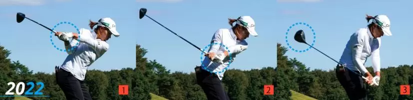 渋野日向子スイング