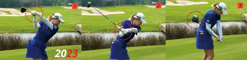 渋野日向子スイング