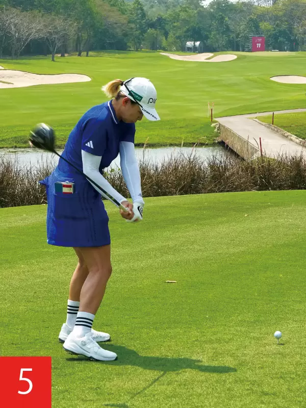 渋野日向子スイング