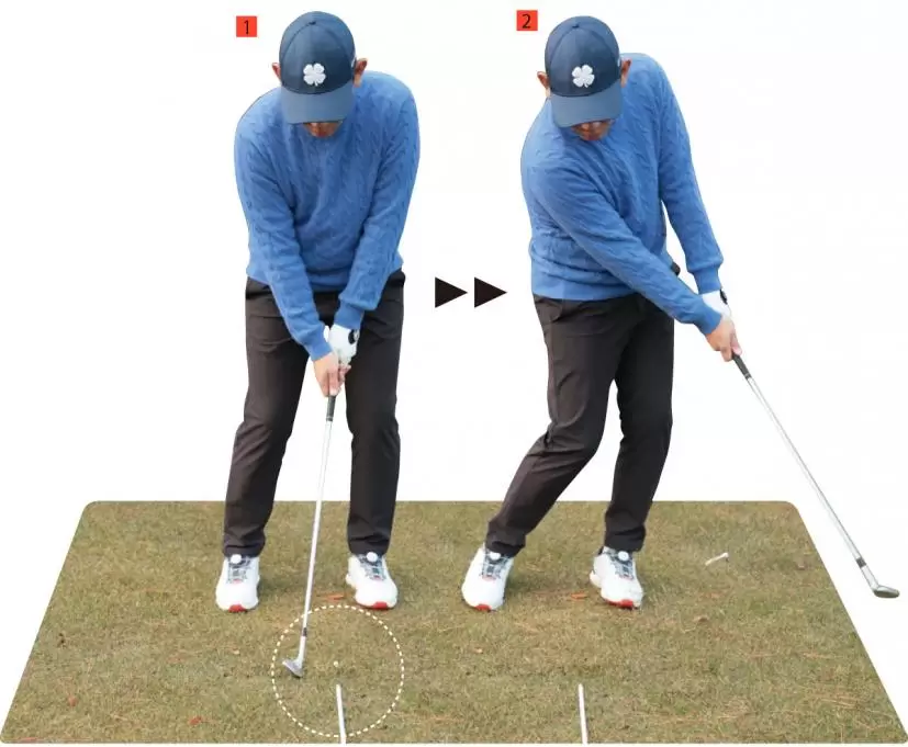 鈴木徹也さんのスイング