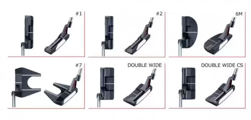 6種類のヘッドタイプ
