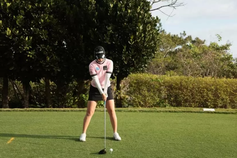 植竹希望のドライバースイング