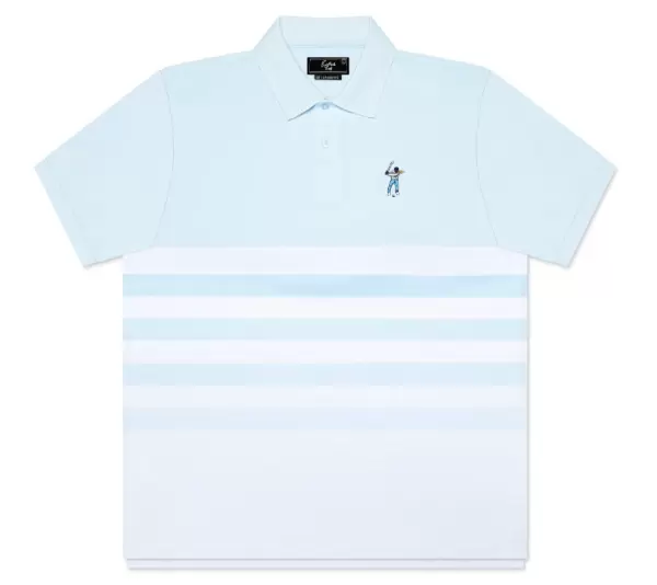 GRADIENT STRIPE POLO