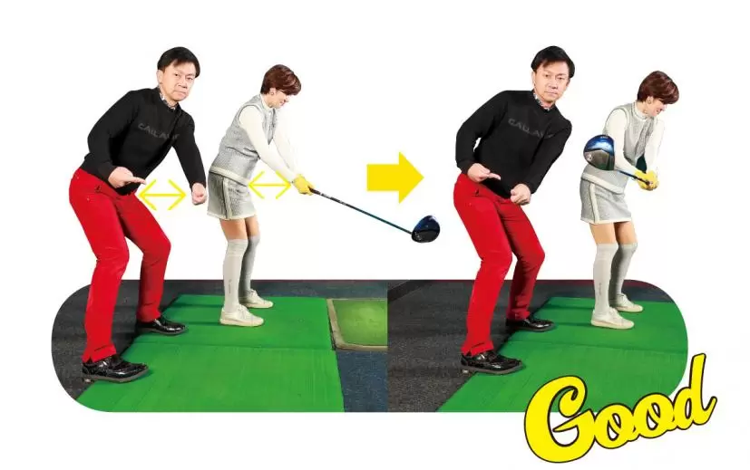 高木洋子さんのスイング