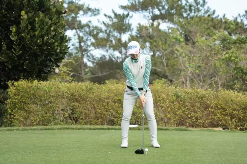 蛭田みな美のドライバースイング