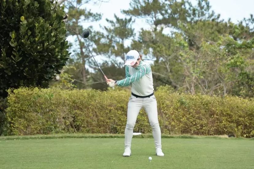 蛭田みな美のドライバースイング