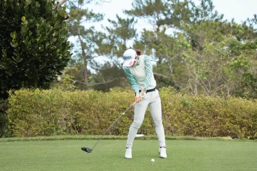 蛭田みな美のドライバースイング