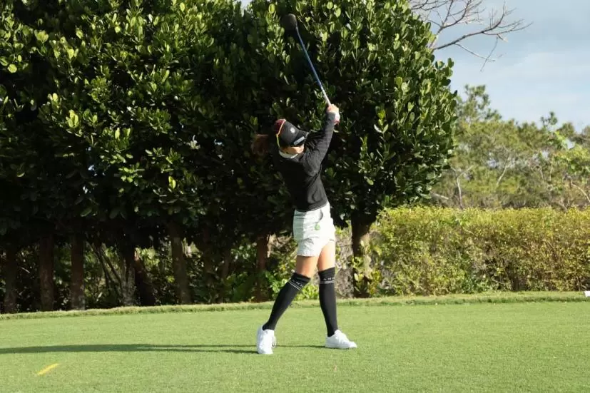 木戸愛のドライバースイング