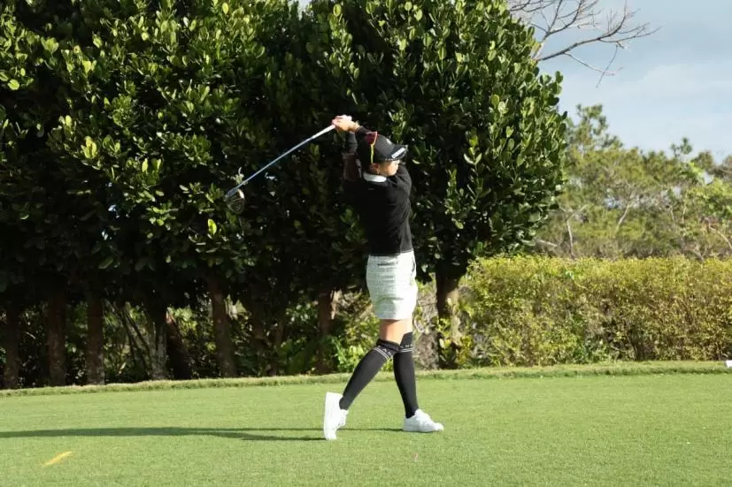 木戸愛のドライバースイング