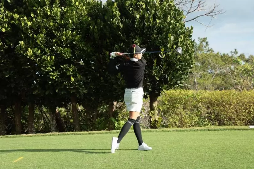 木戸愛のドライバースイング