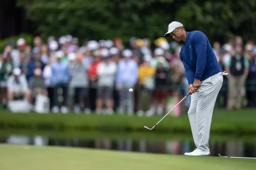 タイガーは、高いボールコントロール技術で、マスターズ5勝を達成。