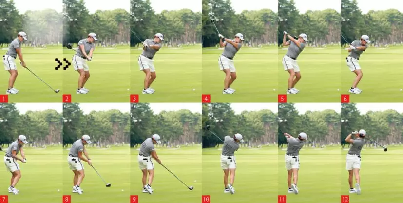 岩井明愛のスイング