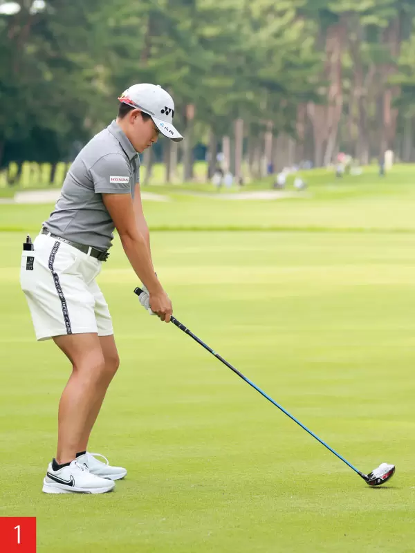 岩井明愛のスイング