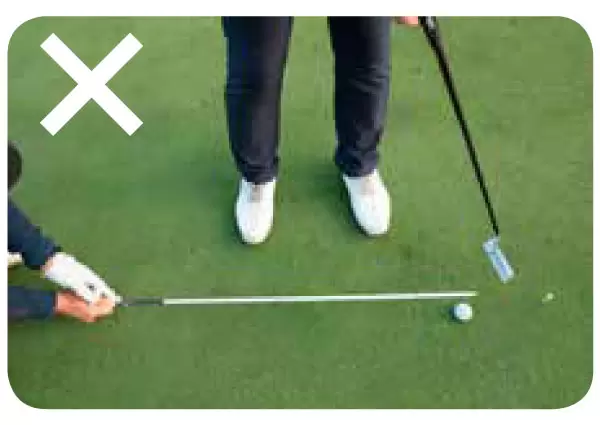 坂田好史さんのパッティング