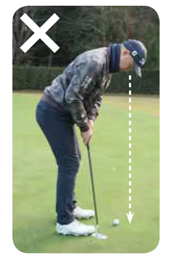 坂田好史さんのパッティング