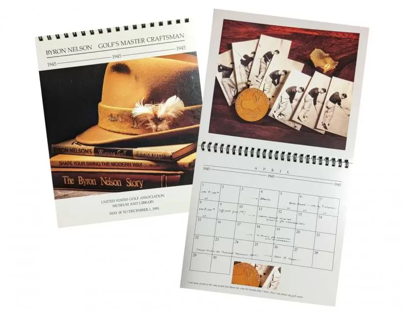 ネルソン展の記念に作られたカレンダー