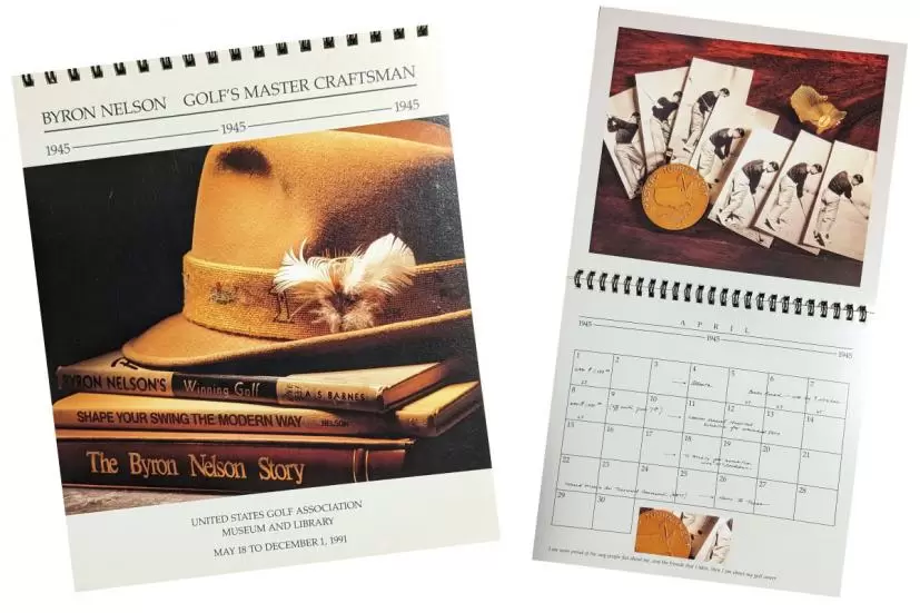 ネルソン展の記念に作られたカレンダー