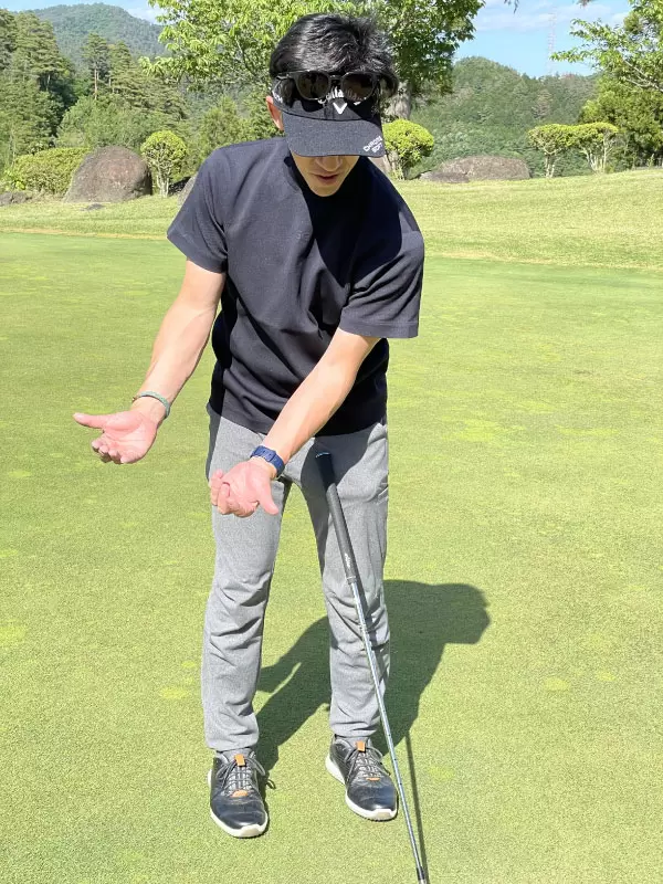 背中だけのスイング