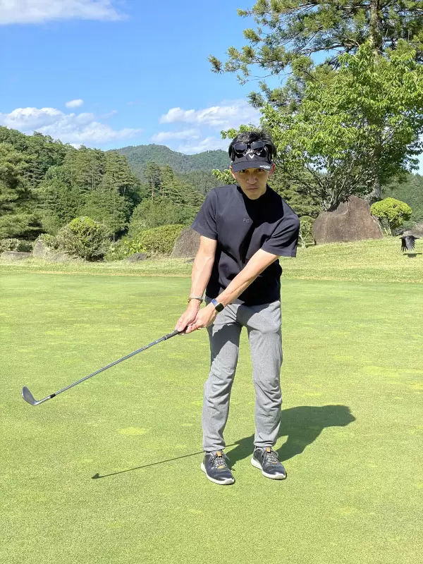 15ヤードのスイング幅