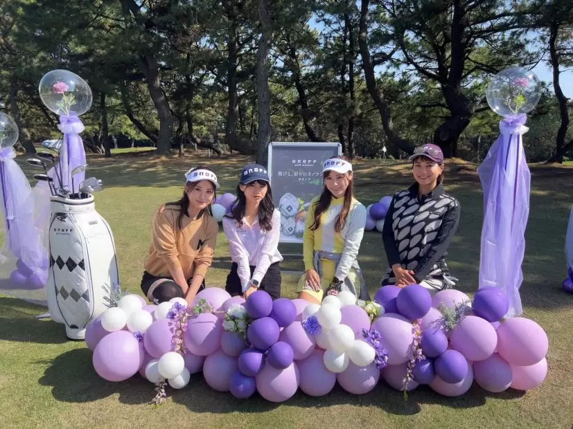 オノフレディイベント, ゴルフ女子,集合写真