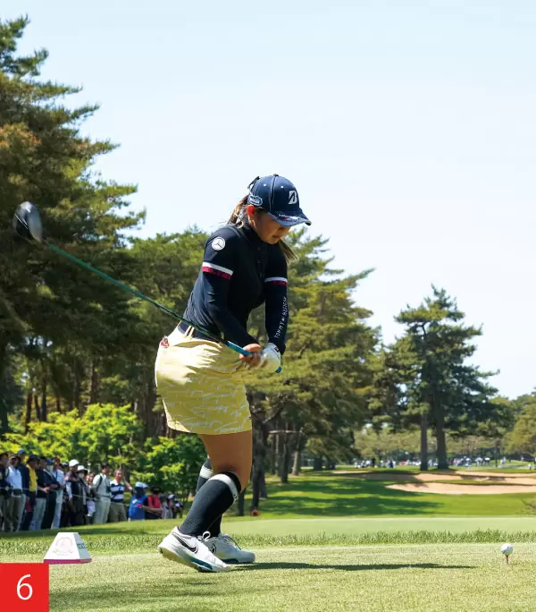 吉田優利ダウンスイング