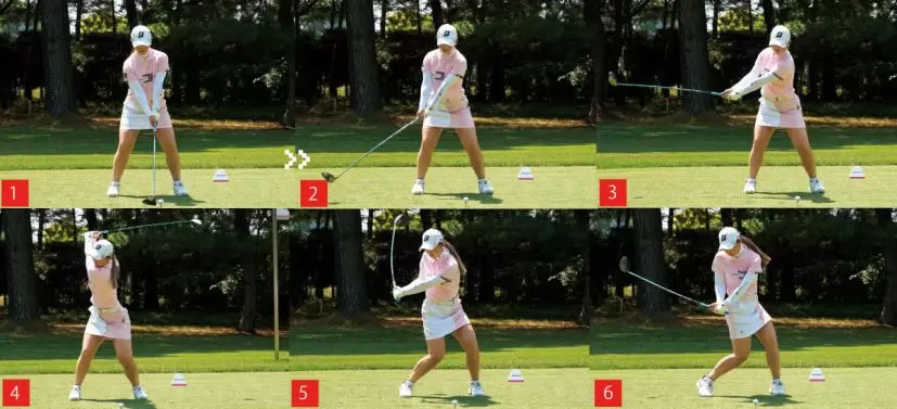 横回転するスイング