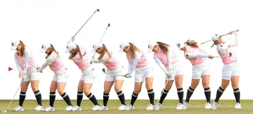 吉田優利スイング