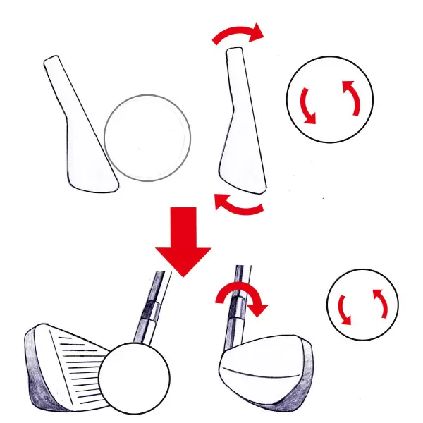 アイアン,ゴルフボール