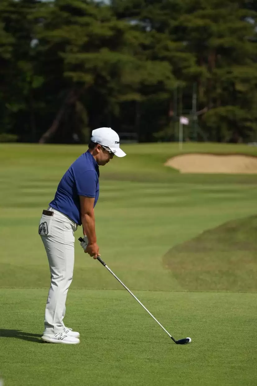 申ジエのユーティリティスイング