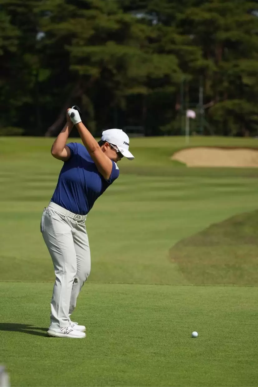 申ジエのユーティリティスイング